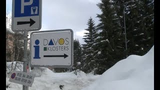 Davos Clears Snow Just in Time to Open 48th World Economic Forum [upl. by Drhcir519]