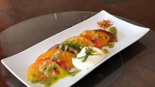 vinaigrette facile et originale pour tomatemozzarella easy tomato mozzarella dressing recipe [upl. by Aelsel]