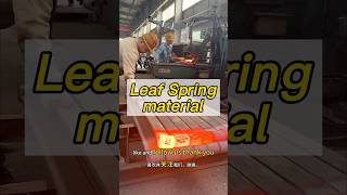 Would you like to know how to produce high quality leaf spring？leafspring production [upl. by Koal]