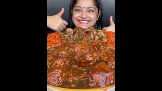 Eating indian food amp Chinese food Compilation mukbang shorts [upl. by Nerok431]