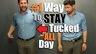 1 Way To Keep Your Shirt Tucked In ALL Day Testing 4 Ways To Find The BEST [upl. by Panter]