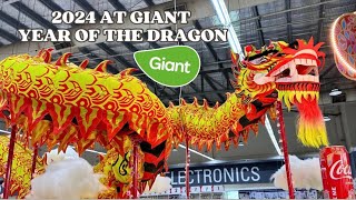 🧧🧨 Chinese New Year 2024 Dive into CNY Goodies SetUp and Dragon Decorations in Giant Hypermart [upl. by Allissa]