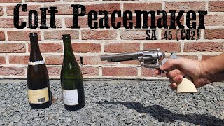 How powerfull is this Colt Peacemaker CO2 [upl. by Ragucci]