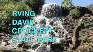 Rving at David Crockett State Park [upl. by Yanahs449]