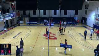 Louisburg College vs Davidson Davie CC Womens Varsity Volleyball [upl. by Werdnael11]