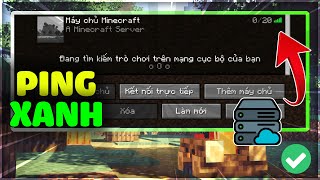 Cách Tạo Server Minecraft Ping Xanh Cực Mượt 100 Và Miễn Phí [upl. by Dazhahs]