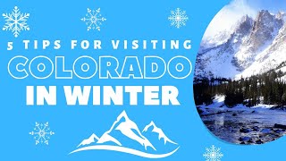 5 Tips for Visiting Colorado in WINTER From a Local [upl. by Pirozzo]