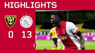 Highlights  VVVVenlo  Ajax  Eredivisie [upl. by Aenil]