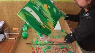 FLUID ACRYLIC PAINTING TECHNIQUE [upl. by Palumbo]