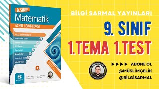 Bilgi Sarmal 9 Sınıf Matematik  1 Tema 1 Test [upl. by Ardnaskela]