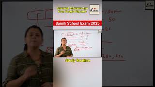 Study Routine for Sainik School  AISSEE  shorts viral sainik aissee2025 sainikschool aissee [upl. by Abihsat]