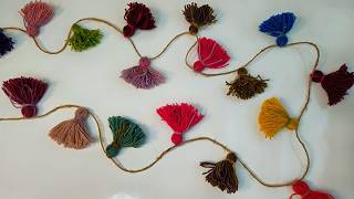 How To Make A Tassel  Wall Hanging DIY [upl. by Norred514]