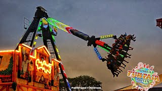 Swing Out at Blaby Leicester Barkers Amusements WorldFunfairMonth [upl. by Schwenk]