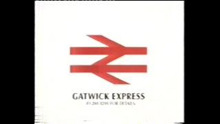 C4  1985 Ad Break during quotUnknown Chaplinquot End Of Part 1 2  Featuring The Gatwick Express [upl. by Ydnelg917]