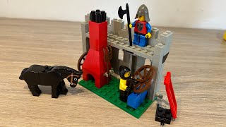 Building LEGO 6040 Blacksmith’s Forge Shop 1984 [upl. by Ylrahc654]