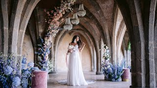 Villa Cimbrone Wedding Editorial l Ravello Italy l Paulina Yeh Events [upl. by Mishaan]