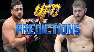 UFC Fight Night Tuivasa vs Tybura Predictions [upl. by Lenee366]