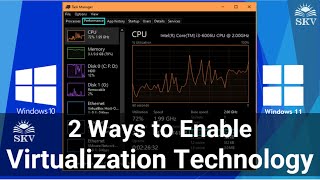 How to Enable Virtualization Technology in Windows 1011 PC 2 Simple Ways  Enable Virtualization [upl. by Burke604]