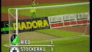 SV Ried  SV Stockerau 13  2 Liga 199394 [upl. by Ongineb196]