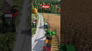 Fakir vs Zengin 🌽 amp Poor and Rich poor rich poorandrich fs22 FS22 ls22 vs fendt music Mod [upl. by Charbonneau925]