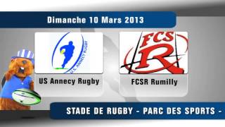 LE DERBY DE LA HAUTESAVOIE US Annecy rugby VS FCSR Rumilly Vidngo [upl. by Sivrahc]