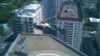 MedEvac helicopter at Massachusetts General Hospital [upl. by Dempstor]