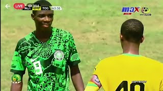 Nigeria vs Togo 30 WAFU B U17 2024 [upl. by Aleuqahs]