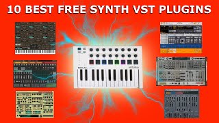 10 BEST FREE SYNTH VST PLUGINS [upl. by Sewel]