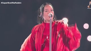 🔴LIVE do Super Bowl Comentando o Show da Rihanna Ao vivo [upl. by Llerrac]