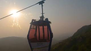 4K Cable Car Ride to Kyaik Htee Yoe pagoda Myanmar 2022 [upl. by Cinom]