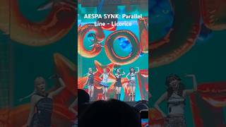 240824 AESPA SYNK Parallel Line in Jakarta  Licorice Live aespa [upl. by Zetana]