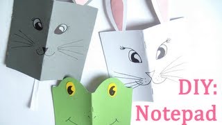 DIY How to make Cute Notepads [upl. by Teufert]