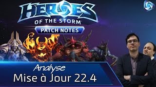 HotS Analyse de PatchNote 224 Ragnaros Diablo Artanis Dehaka etc [upl. by Autrey177]