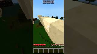 Minecraft but ice Parkour and haybeal MLG minecraft gaming shortsvideo shorts [upl. by Rehc]