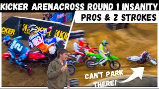 Craziest ArenaCrash Yet Kicker Arenacross Opener was EPIC Carnage All Day Long [upl. by Innos]