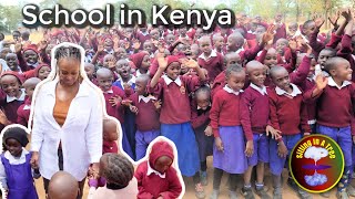 Kenya Travel Diaries Adorable Students Gave Us Kamba Names  Visiting a School in Africa [upl. by Aihsile]