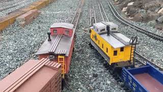 Gibsonville Garden Railroad Train Run 6124 [upl. by Dleifrag119]