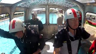 Helicopter Underwater Escape Training  HUET [upl. by Iruahs]