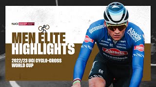 Men Elite Highlights  RD 14 Besançon FRA  202223 UCI CX World Cup [upl. by Harpp]