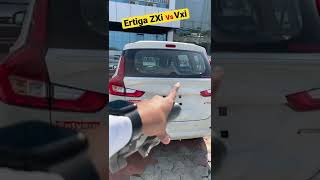 Ertiga ZXi Vs Vxi  Ertiga 2022 Facelift [upl. by Namus]