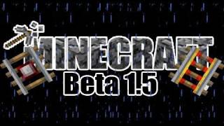 Minecraft Beta 15 New Rail Tracks Recipes Achievements And Rain [upl. by Norrad]