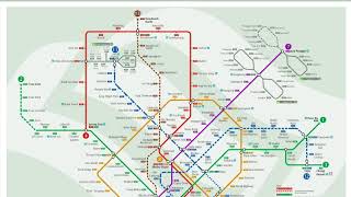 MRT MAP SINGAPORE GUIDE LINES [upl. by Ardnaxela]