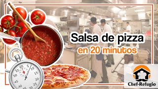 Salsa para pizza fácil en 20 minutos [upl. by Hungarian]