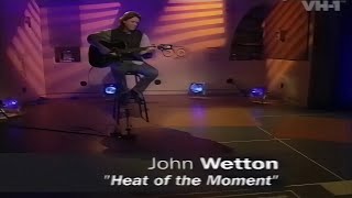 John Wetton  VH1 interview and performance of Heat Of The Moment April of 1996 [upl. by Meli]