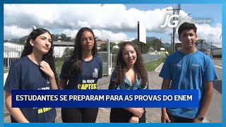 CONFIRA A EXPECTATIVA DOS ESTUDANTES PARA A PROVA DO ENEM  02112024 [upl. by Oidualc]