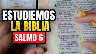 Cómo ESTUDIAR la BIBLIA correctamente estudio bíblico salmo 6 [upl. by Rayham]