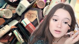 High School Makeup Routine amp DeclutteringWhats In My Top Shelf FionaFrills Vlogs [upl. by Candida]