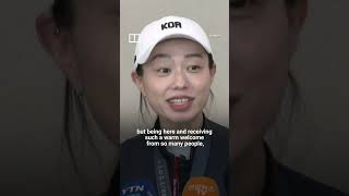 IN A MINUTE South Korean Olympic pistol shooter returns home shorts [upl. by Lenci]