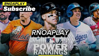 Power Ranking 2025 MLB [upl. by Quintina61]