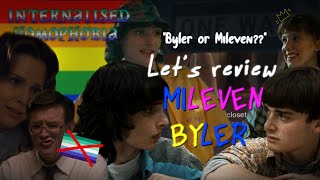 Byler real Mileven break up Mileven and Byler review all seasons Stranger Things Analysis Mike POV [upl. by Iormina]